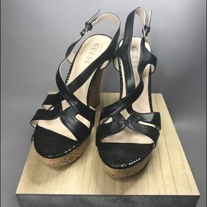 Guess wedge heels